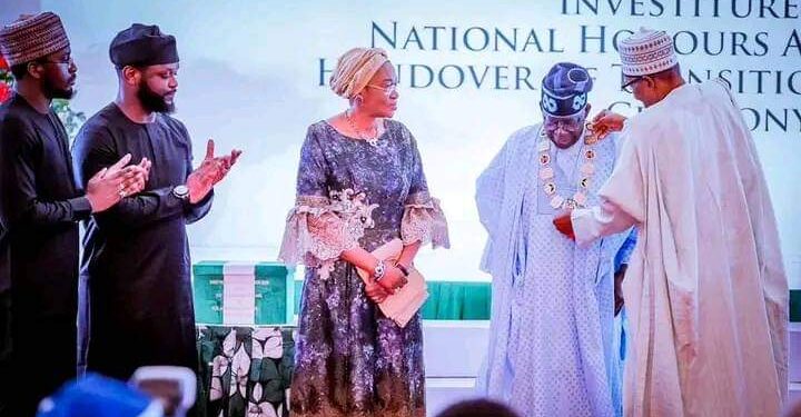 YOU HAVE DONE YOUR PART, I WILL RUN THE RACE WELL: TINUBU PROMISES BUHARI