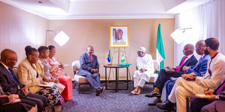 TINUBU ADVANCES STRONGER ECONOMIC TIES WITH SOUTH AFRICA