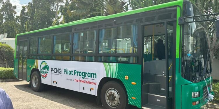 CONVERTED COMPRESSED NATURAL GAS BUSES HANDED OVER TO STATE HOUSE