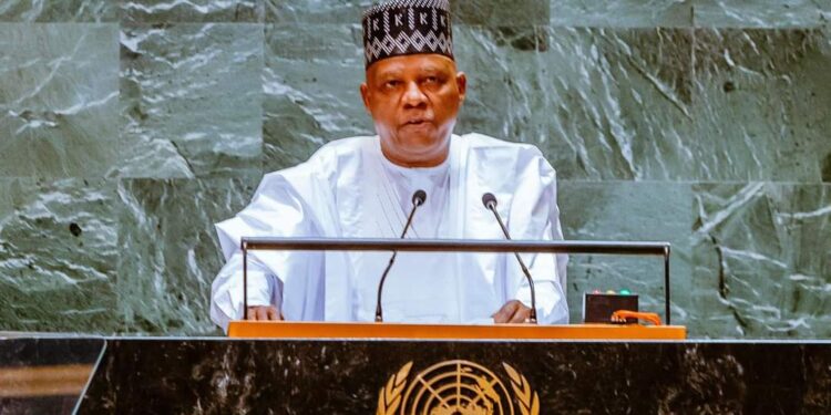 GOVERNANCE IS THE HEART OF OUR PROBLEMS, AND ALSO THE SOLUTION TO THEM – VP SHETTIMA TELLS UN