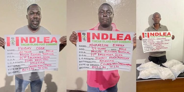 NDLEA Intercepts N3.3billion Meth, Loud Christmas Shipments in Auto Parts from Canada