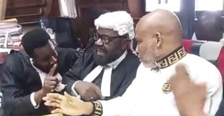 Kanu Returns to DSS Custody as Court Adjourns Terrorism Trial Indefinitely