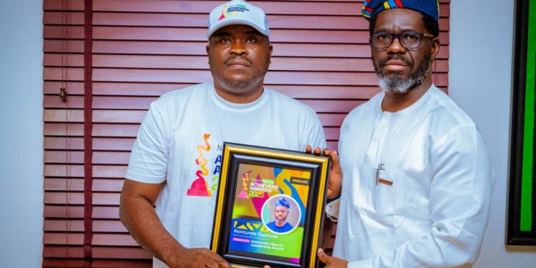 Sports and Economy Intersect: Ekiti Finance Commissioner Honored with Nigeria Sports Achievers Award.