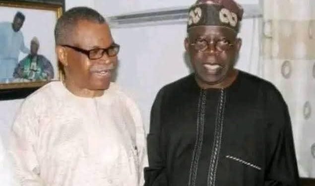 YOUR LOVE FOR NIGERIA IS BOUNDLESS, SAYS TINUBU IN  BIRTHDAY TRIBUTE TO CHIEF PIUS OLU AKINYELURE