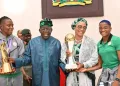 TINUBU CONFERS NATIONAL HONOUR ON WAFCON-WINNING SUPER FALCONS, CASH REWARDS, HOUSING