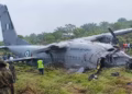 Breaking: 25 Passengers, Seven Crew Members Aboard Crashed Military Plane